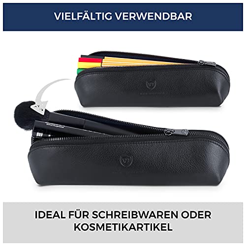 Real leather pencil case leather