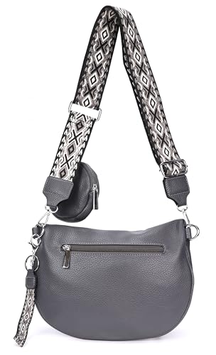 Crossbody Bag, 3 in 1 Shoulder Bag, Fanny Pack with Zipper and Adjustable wide Strap