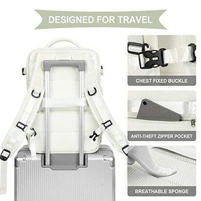 Cabin Bag for EasyJet 45x36x20 Travel Backpack Ryanair with USB Port Airplane Backpack Hand Luggage Backpack for Laptop Daypack Casual Folder