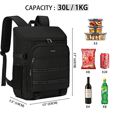 Waterproof Insulated Cooler Bag Large Picnic Backpacks Lightweight Lunch Bag Backpacks Cooler Bag for Camping BBQ Hiking Picnic