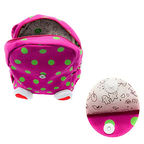 Mignon lapin bébé sac à dos enfants sac à dos pour bébé tout-petits 1-3 ans à la maternelle rose rouge 