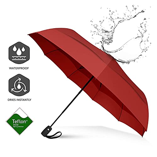 Umbrella - Pocket umbrella - Open and close automatically - Small, compact, lightweight, strong, windproof and stormproof