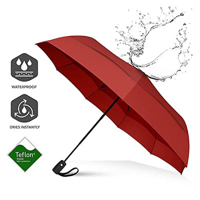 Umbrella - Pocket umbrella - Open and close automatically - Small, compact, lightweight, strong, windproof and stormproof