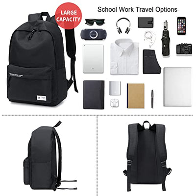 School bag secondary school daypack, 14 inch laptop backpack, water resistant backpack for teenager bookbag middle school students backpack