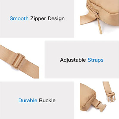 Fanny pack belt bag, sports fashion waist bags chest bag shoulder bag crossbody bag with adjustable strap