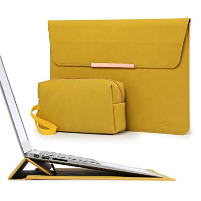 Housse pour ordinateur portable Sac avec fonction support Compatible avec MacBook, avec sac d'accessoires