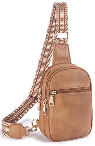 Fanny Pack Chest Bag, Crossbody Bag Faux Leather Shoulder Bag Small Shoulder Bag