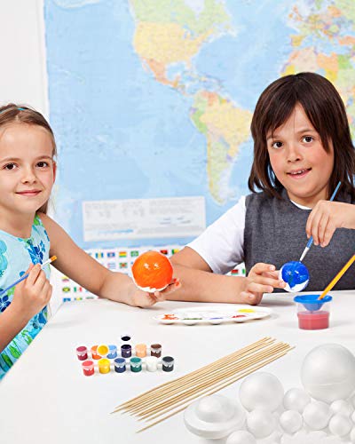 Solar system model foam ball set