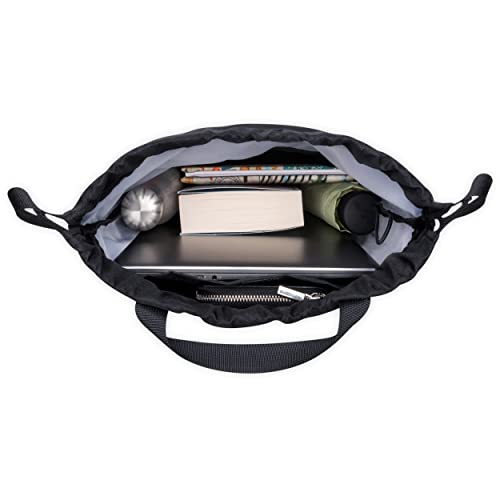 Gym Bag Reflective - No 7 - Backpack for sports and festival - bag backpack small with inside pocket - outside pocket for quick access