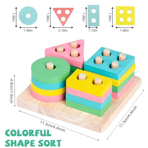 Jeu de société,Jeu de tri en bois