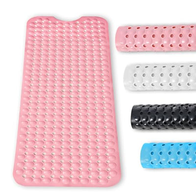 Tapis de baignoire antidérapant, tapis antidérapant, ventouses de baignoire en PVC et caoutchouc, pour baignoire