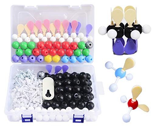 Chemistry Molecular Model Kit (323 Parts), Student or Teacher Set for Organic and Inorganic Chemistry Learning