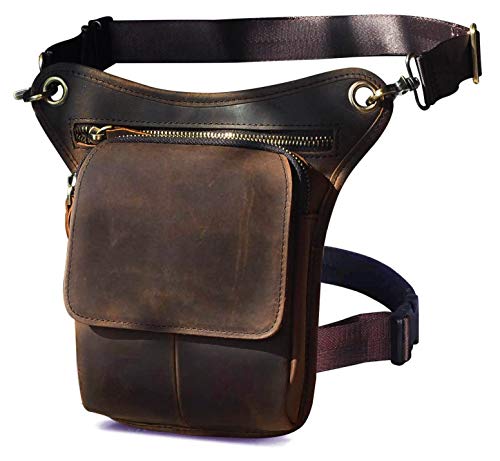 Genuine Leather Bag Leg Pouch Leg Bag