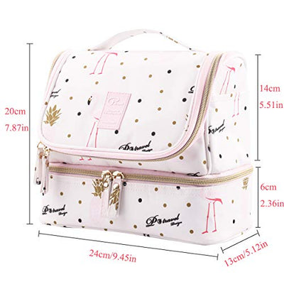 Toilet bag to hang toilet bag - wash bag cosmetic bag with hook for travel, vacation, outdoor