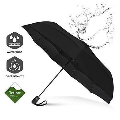 Umbrella - Pocket umbrella - Open and close automatically - Small, compact, lightweight, strong, windproof and stormproof