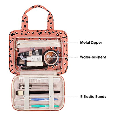 Large toiletry bag & large cosmetic bag, make-up bag for & full size toiletry bag