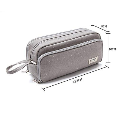 Pencil Case with 3 compartments Large Capacity Pencil Case Pencil Case Pencil Case for School & Office