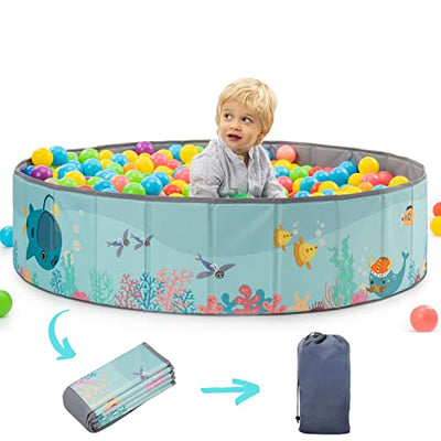 Ball bath. Playpen baby ball bath children. Ball bath round. Ball baths Without balls. Ball bath outdoor XL-120x30cm. Waterproof. (Balls Not Included)