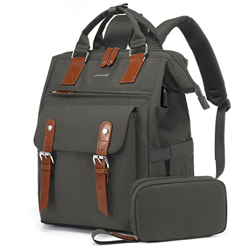 Laptop Rucksack, Schulrucksack Teenager 15,6 Zoll mit Datenkabel-Beutel & USB Ladeanschluss,