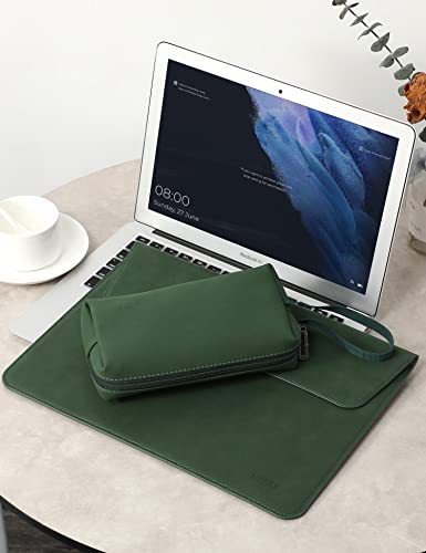 Sacoche pour ordinateur portable en pouces avec fonction de support, compatible avec MacBook Pro avec pochette pour accessoires