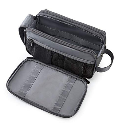 Toilet Bag, Travel Toiletry Bag Cosmetic Bag with Double Zipper Opening, Large Storage Space, 5L