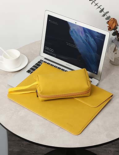 Housse pour ordinateur portable Sac avec fonction support Compatible avec MacBook, avec sac d'accessoires