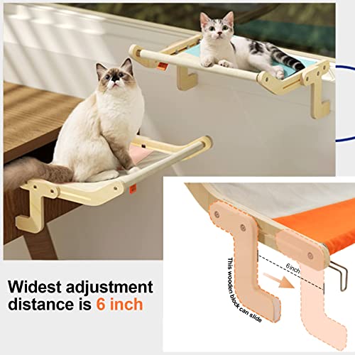 Cat hammock window seats for cats windowsill bed cat hanging bed window space saving design up to 18kg