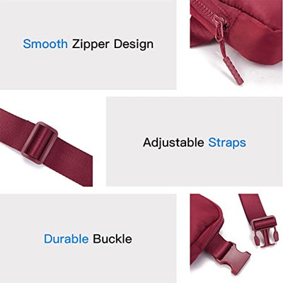 Fanny pack belt bag, sports fashion waist bags chest bag shoulder bag crossbody bag with adjustable strap