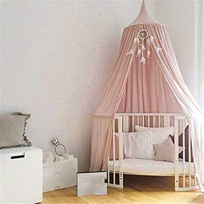 Baby Baldachin Baldachin Bett Himmel Kinder Babys Bett Baumwolle Hanging Moskito für Schlafzimmer Ankleidezimmer spielen Lesezeit