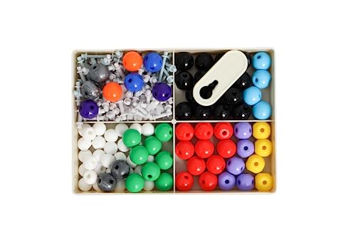 Chemistry Molecule Model, Molecule Model Organic Inorganic Structure Kit 240 pieces with atom links and instructions for teachers, students and scientists