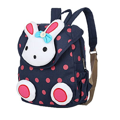 Cute Rabbit Baby Backpack Kids Backpack for Baby Toddler 1-3 Years in Kindergarten Dark Blue