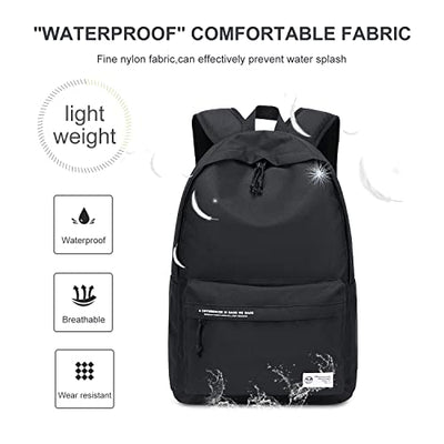 School bag secondary school daypack, 14 inch laptop backpack, water resistant backpack for teenager bookbag middle school students backpack