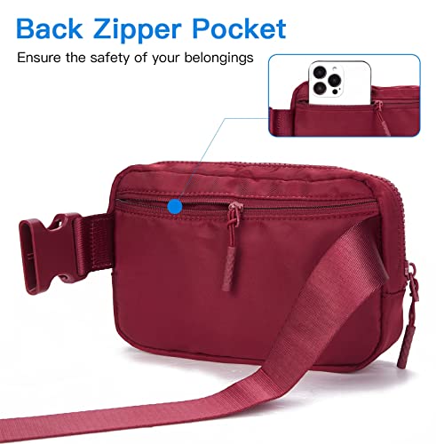 Fanny pack belt bag, sports fashion waist bags chest bag shoulder bag crossbody bag with adjustable strap