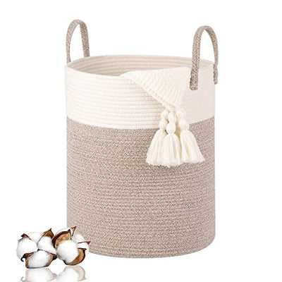 Laundry Basket Woven Cotton