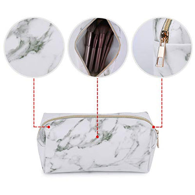 3 Piece Make Up Bag Toiletry Bag Portable Travel PU Leather Make Up Bag Cosmetic Bag With Water Resistant and Durable