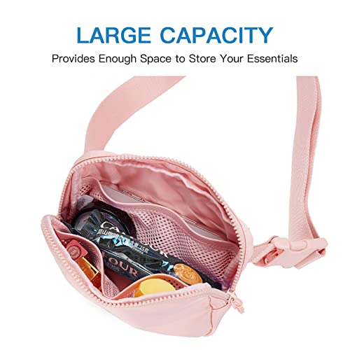 Fanny pack belt bag, sports fashion waist bags chest bag shoulder bag crossbody bag with adjustable strap