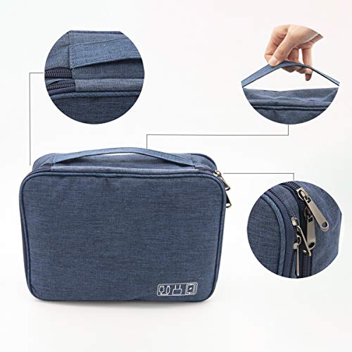 Cable organizer bag Waterproof cable bag Fixed plate bag Electronic bag Double layer