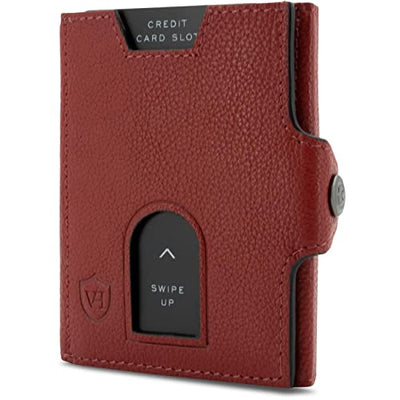 Slim Wallet with RFID protection - wallet small - mini purse wallet - card case genuine leather card wallet - leather credit card case