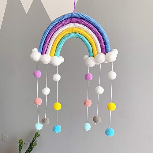 Macramé Rainbow Wall Hanging Home Decoration Boho Room Decor