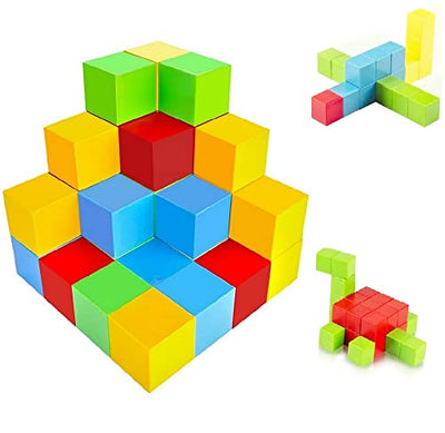 Blocs de construction magnétiques, blocs magnétiques colorés