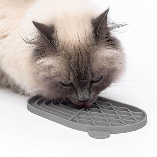 Licking Mat for Cats | Cat Licking Mat | Slow Feeder for Cats | Food Grade Silicone Licking Mat for Cats | Silicone Licking Mat for Cats