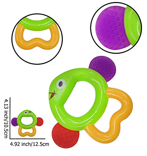 Baby Rattle Teether Toy Set Babies First Rattles Babies First Toy Gift Set for Infants Newborn Baby Boys Girls 3 6 9 Months 11 Pieces