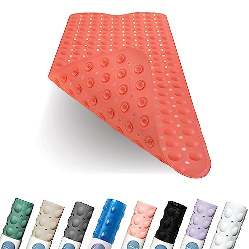 Bath mat | anti-slip mat extra long in premium quality | bath mat antibacterial & machine-safe | bath mat non-slip | bathtub anti-slip mat