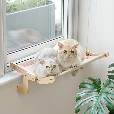 Cat hammock window seats for cats windowsill bed cat hanging bed window space saving design up to 18kg