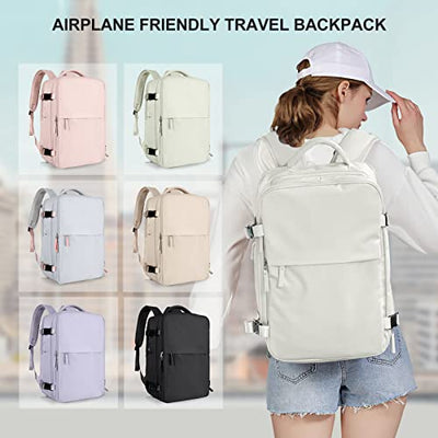 Sac de cabine pour EasyJet 45x36x20, sac à dos de voyage Ryanair avec port USB, sac à dos d'avion, bagage à main, sac à dos pour ordinateur portable, sac à dos décontracté 