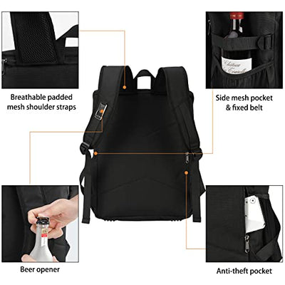 Waterproof Insulated Cooler Bag Large Picnic Backpacks Lightweight Lunch Bag Backpacks Cooler Bag for Camping BBQ Hiking Picnic