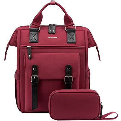 Laptop Rucksack, 15,6 Zoll Schulrucksack Teenager mit Datenkabel-Beutel & USB Ladeanschluss,