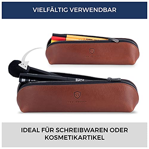 Real leather pencil case