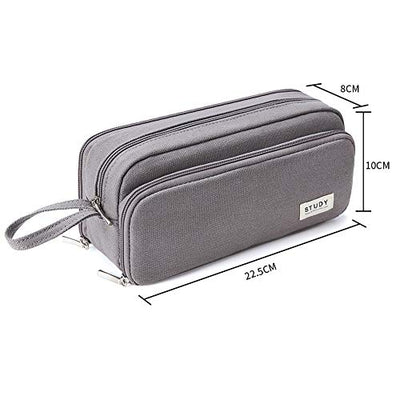 Pencil Case with 3 compartments Large Capacity Pencil Case Pencil Case Pencil Case for School & Office