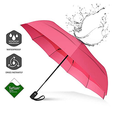 Umbrella - Pocket umbrella - Open and close automatically - Small, compact, lightweight, strong, windproof and stormproof